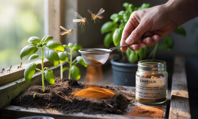 A biologist explains why putting cinnamon on your soil can stop pests instantly