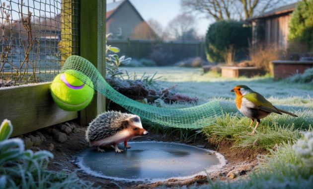 A small gesture that changes everything: why placing tennis balls in your garden can help save birds and hedgehogs this winter