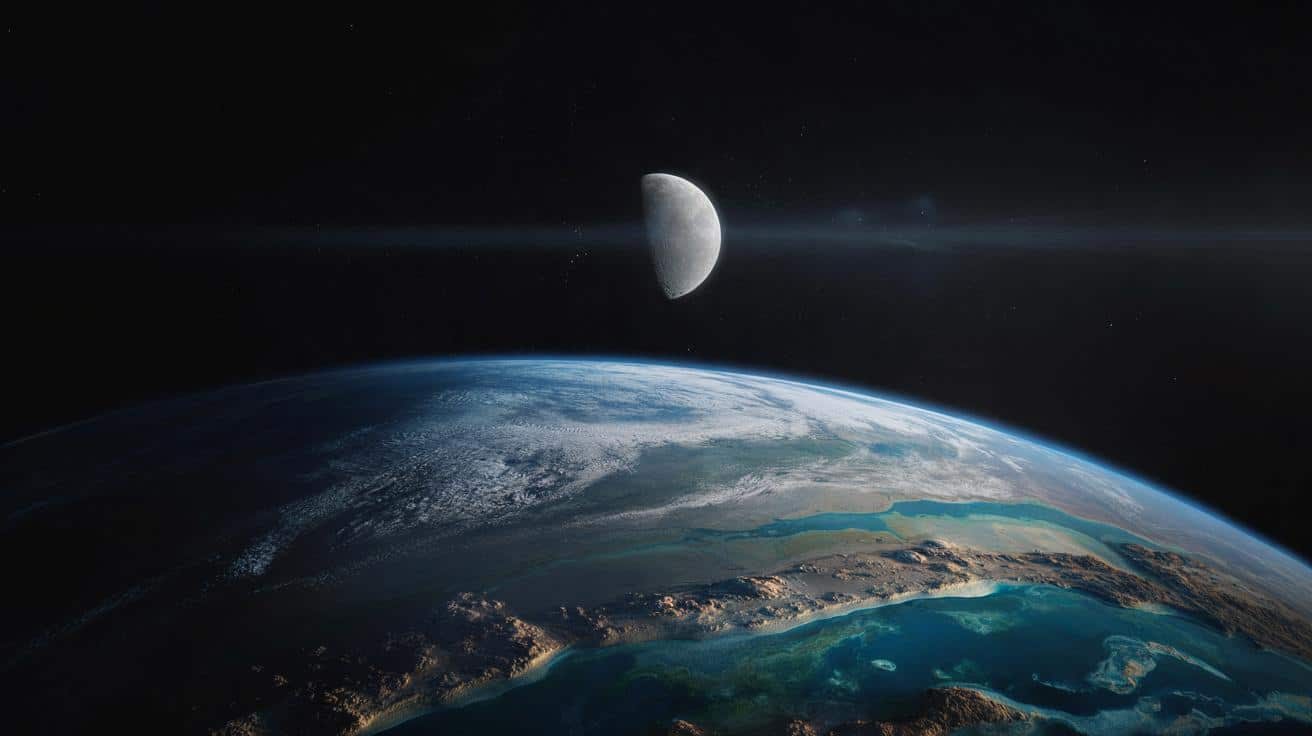As the Moon slowly drifts away, Earth’s days and tides quietly change