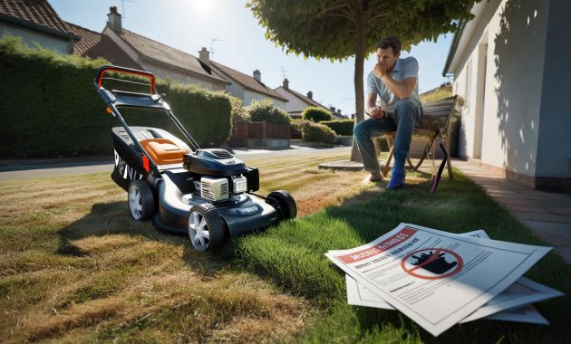 Bad news : a new rule prohibits mowing lawns between noon and 4 p.m. in 23 departments