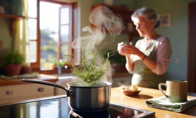 Boiling rosemary is a simple home tip I learned from my grandmother, and it can completely transform the atmosphere of your home