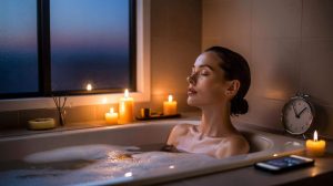A wellness coach reveals how bathing in candlelight before sleep triggers melatonin release naturally