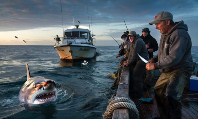 Fishermen describe sharks biting their anchor rope shortly after orcas closed in on their boat in a high tension marine encounter that some call nature and others call a blood sport they gladly fuel