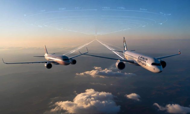 For the first time in history, Airbus achieves what once seemed impossible by bringing two planes to the same point without colliding