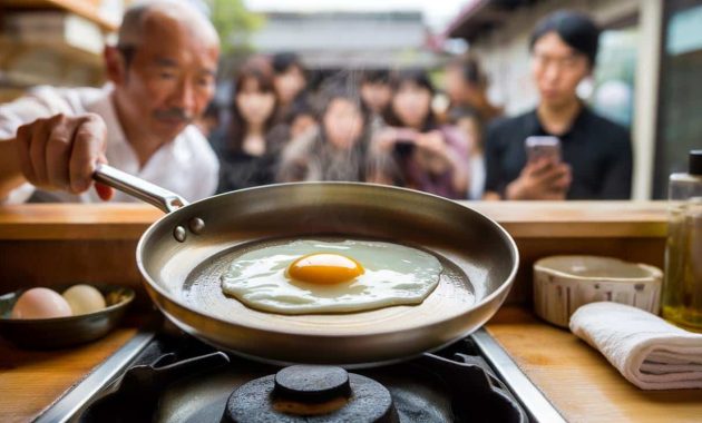Forget everything you learned about cooking eggs this Japanese chef’s method makes frying oils look like a marketing lie and people are divided