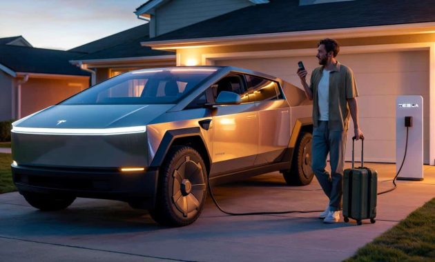 He left his Tesla Cybertruck plugged in and went on holiday : two weeks later, the truck refused to start