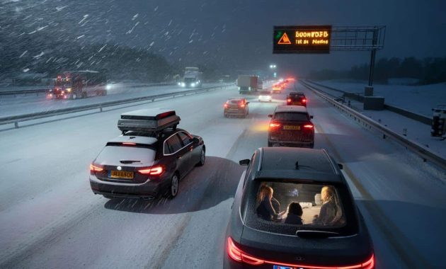 Heavy snow officially confirmed to intensify late tonight as forecasters warn visibility could collapse in minutes yet drivers defiantly plan long journeys anyway