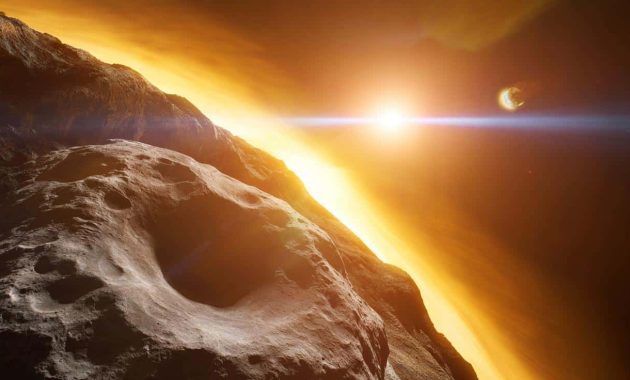 Hidden by the Sun’s glare, a fast 700-meter asteroid discovered not far from Earth