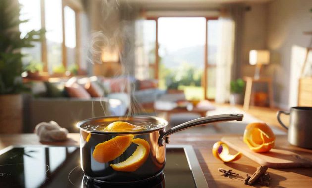 How boiling orange peels instantly freshens the whole house and leaves a long-lasting natural scent