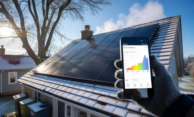 I installed solar panels to cut my energy bills : then I learned what they really do in winter