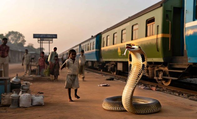 India: king cobras may be spreading by accident – by train