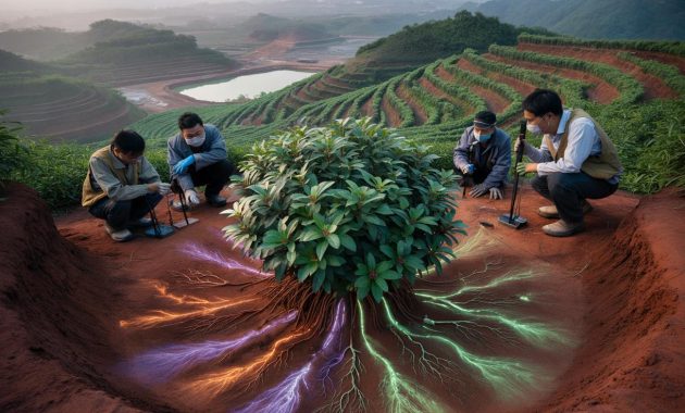 Major Chinese discovery for humanity : a plant that may be the only known species able to extract and concentrate rare earths from soil