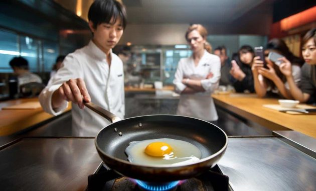 Nutritionists clash as this Japanese chef’s egg technique suggests traditional frying oils are overrated unhealthy and totally unnecessary