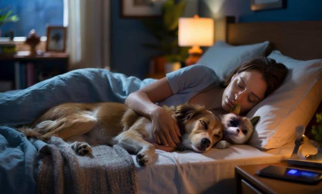 Psychology says people who sleep in the same bed as their pets often have these 10 quiet strengths