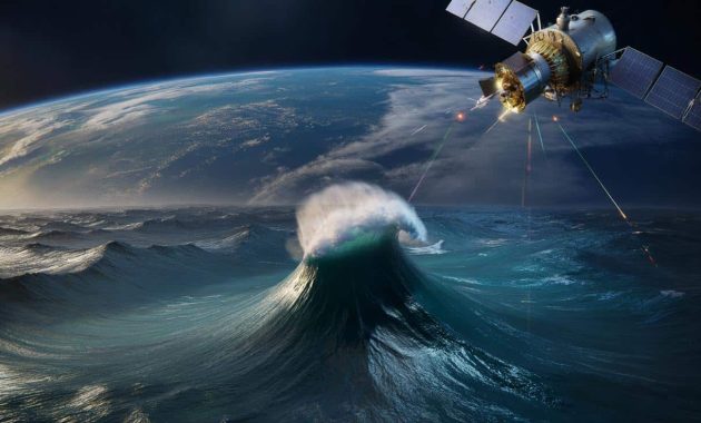 Satellites detect titanic 35?metre waves in the middle of the pacific