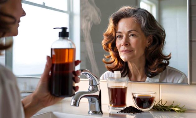 Saying goodbye to grey hair may be possible by adding this simple trick to your shampoo to help revive and darken hair naturally