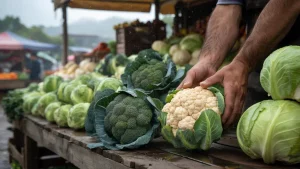 Many people don’t realise it, but cauliflower, broccoli and cabbage are all varieties of the same plant