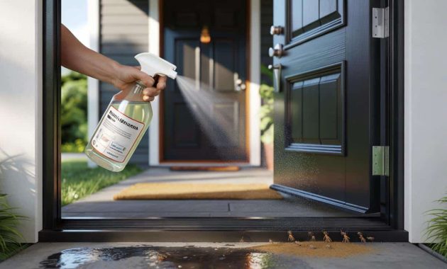 Spraying vinegar at your front door: what it does and why people swear by it