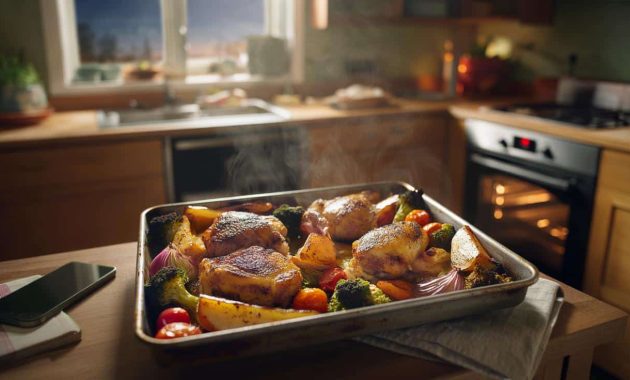 This oven meal feels like something you’d cook without checking the clock