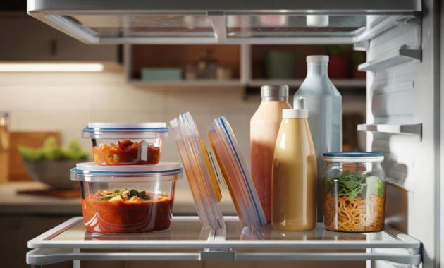 This simple trick helps prevent spills when storing leftovers