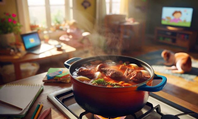 This slow-cooked dish builds flavor without demanding attention