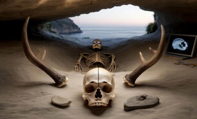 Troubling discovery in Italy: a 12,500-year-old skull reveals the oldest known cranial modification in Europe