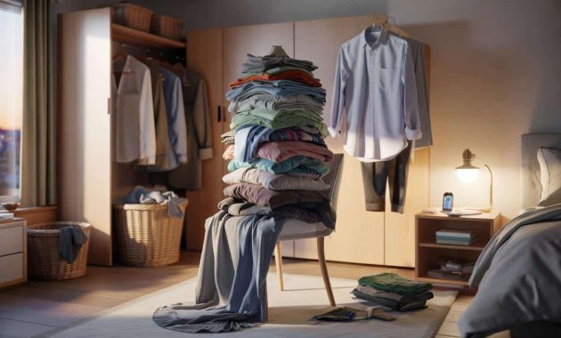 What the habit of piling clothes on a chair really says about you