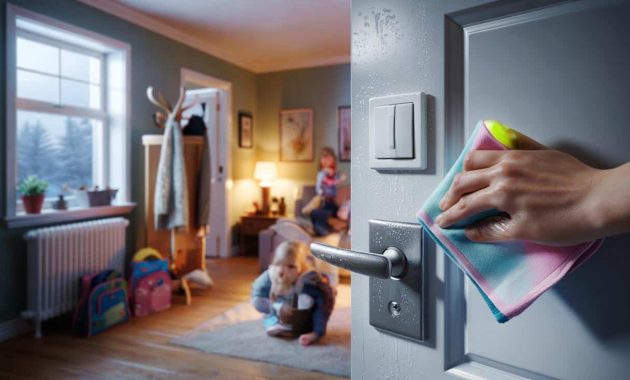 Why cleaning your switches and door handles before January significantly reduces the spread of winter germs