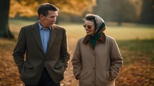 Vice Admiral Sir Timothy Laurence and Princess Anne