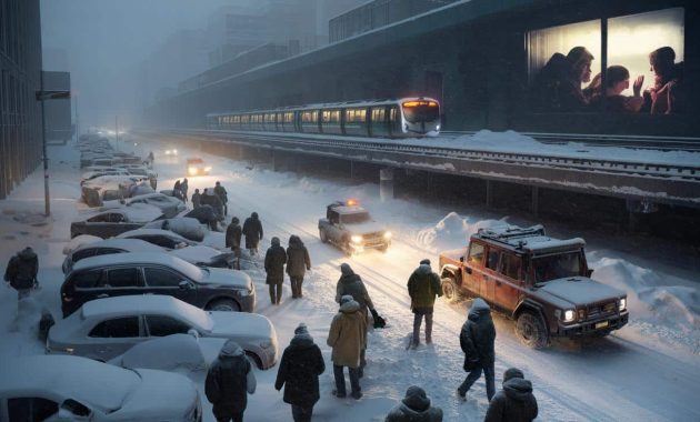 Winter storm warning sparks outrage as authorities admit most roads and rail networks will be sacrificed to snow chaos